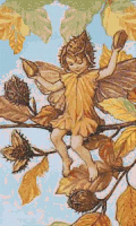 Beechnut Fairy Twelve [12] Baseplate PixelHobby Mini-mosaic Art Kit
